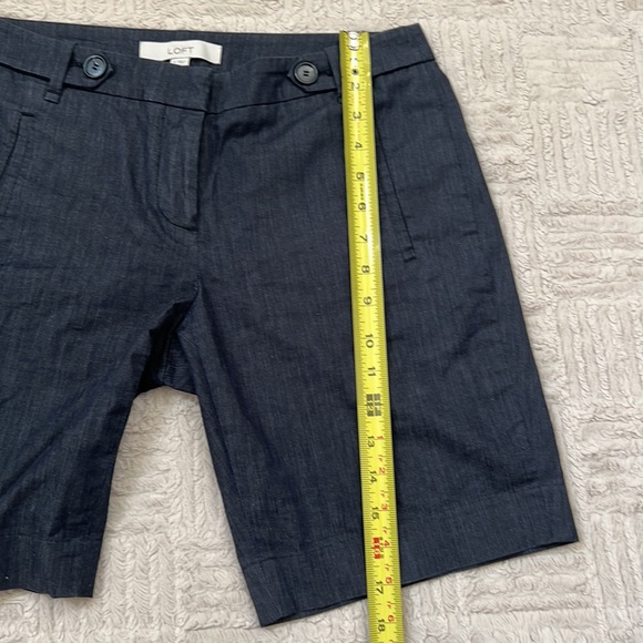 Ann Taylor LOFT button waist tab shorts size 2 EUC - Picture 13 of 16